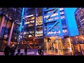 4k city of london skyscrapers  night walk