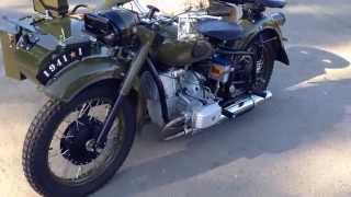 Stock Dnepr Motorcycle With Sidecar