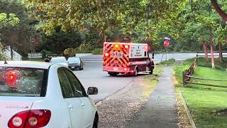 Fairfax county fire medic 418 returning 