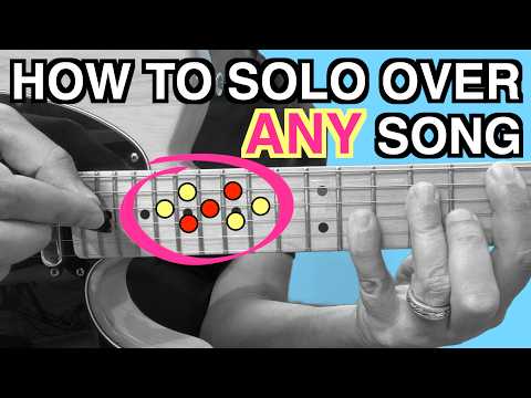 How To Play A Guitar Solo Over Any Song BEST METHOD