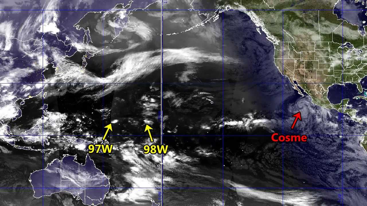 Hurricane Cosme Update 3 (TWB #29) - June 26, 2013 observation ps4