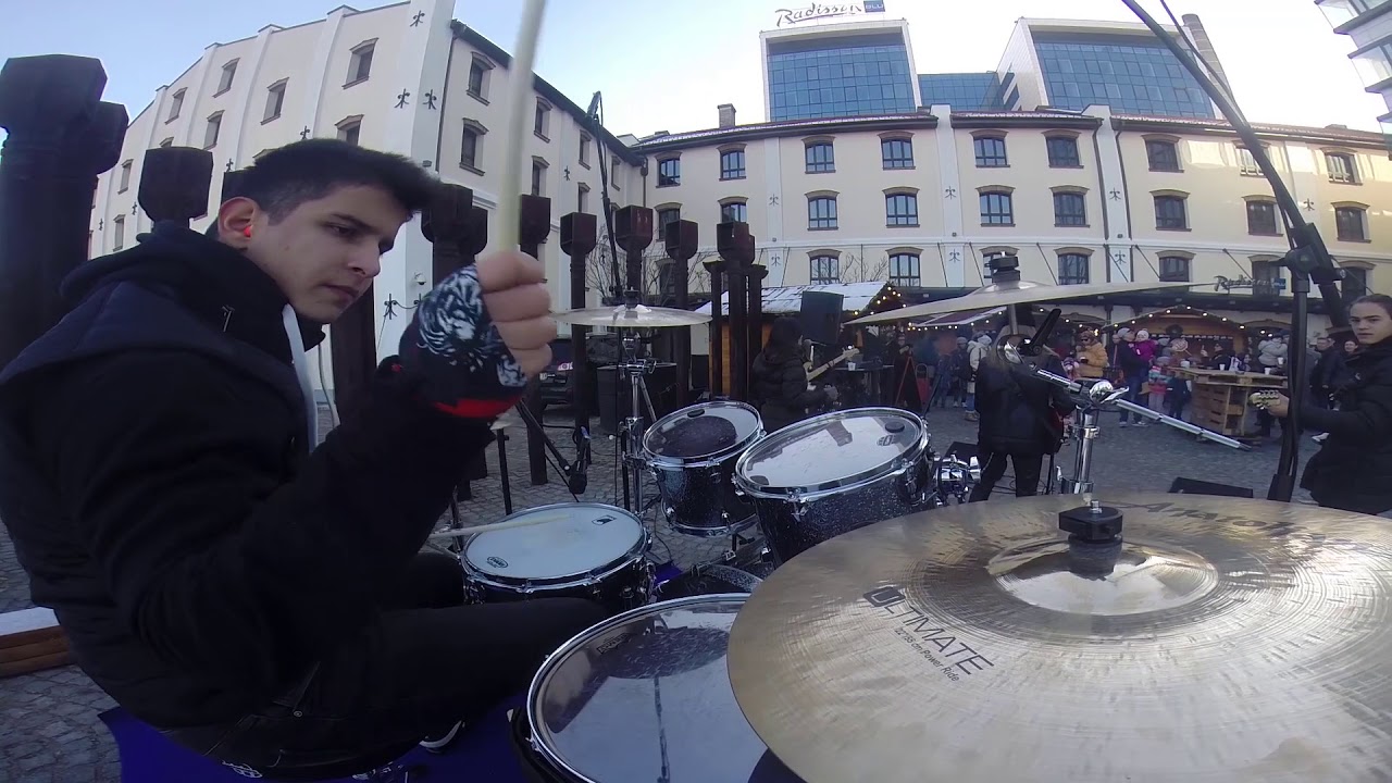 Johnny Rankovic & The Churlians - Necu da zivim u zemlji bez rokenrola - drum cam