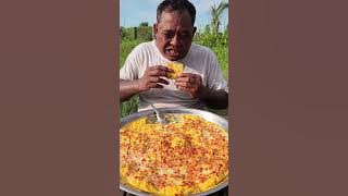 4679172550540255   How to crispy chicken with cabbage recipe in my countryside food#eating #fish