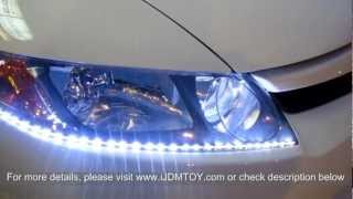 Ultra Thin Audi Style Side Glow Dual Color Switchback Flexible LED Strip Lights