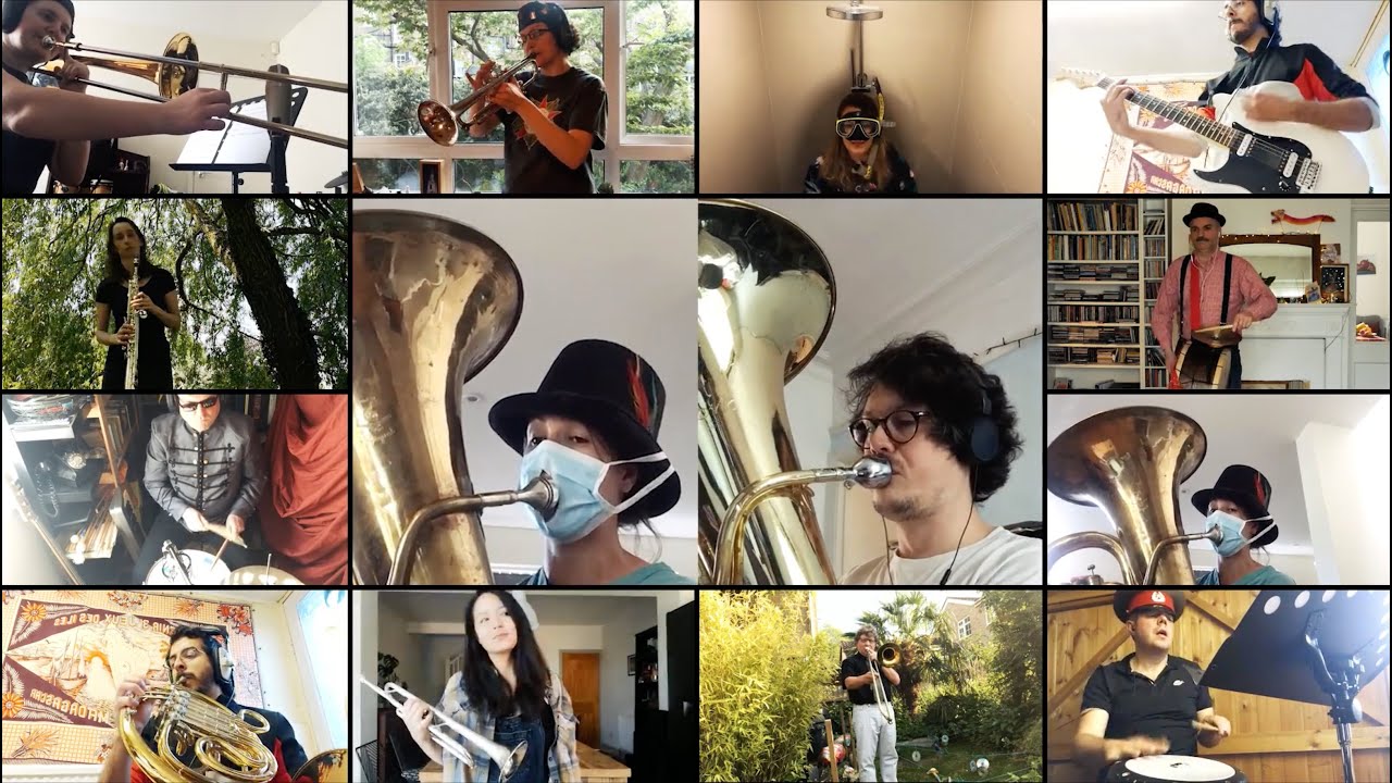 Trans-Siberian March Band in Lockdown- 'The Final Countdown'