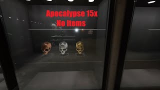 Phasmophobia 15x Apocalypse settings No items No Smudge Sticks (5 Ghosts identified in row)
