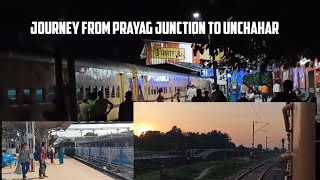 Journey From Prayag Junction To Unchahar Jn Train 04101 Prayagraj Sangam Kanpur Anwarganj Passenger