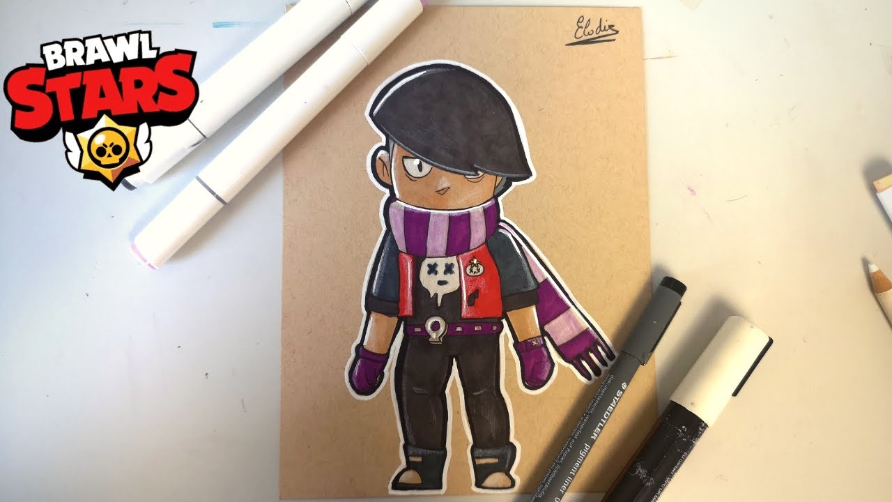 Tuto Dessin Brawl Stars Comment Dessiner Edgar Le Nouveau | The Best