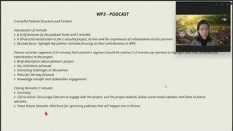 International workshop under EJP SoilsC arouNd programme Department of Crop and Soil Sciences Day 2,