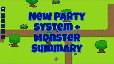 New party system + monster summary. Devlog #2