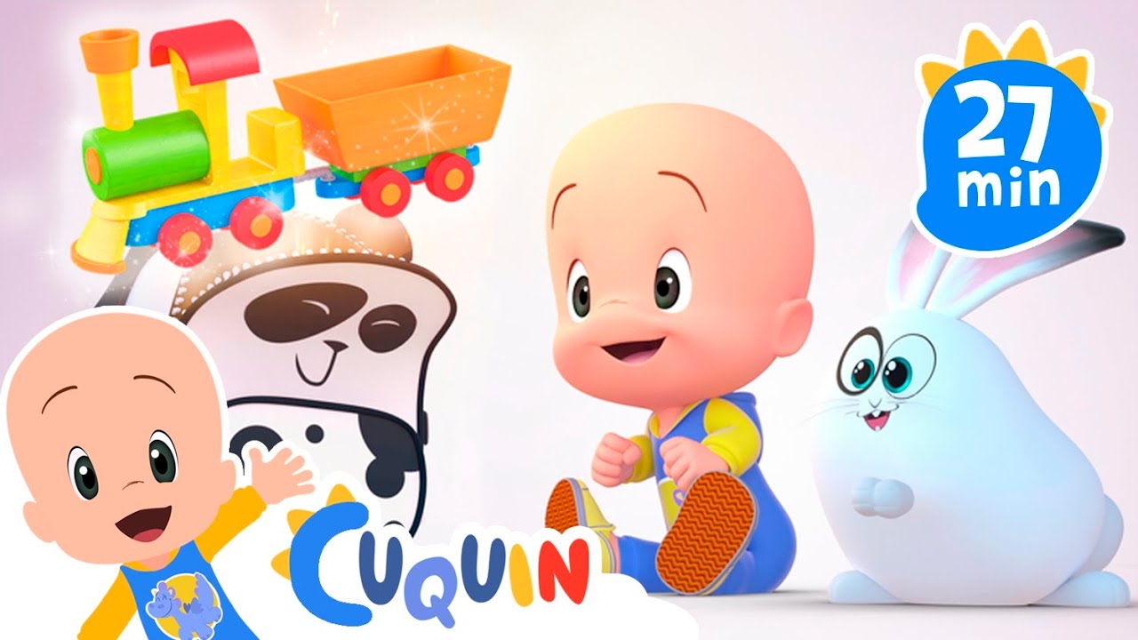 The Colors' Train | Cleo & Cuquin Educational Videos for Children