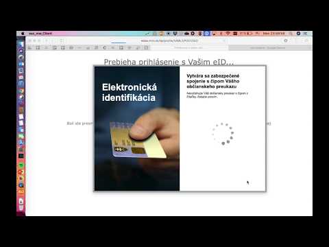Inštalácia, aktivácia eID a elektronickej schránky. Občiansky preukaz 2020 na OSX MAC