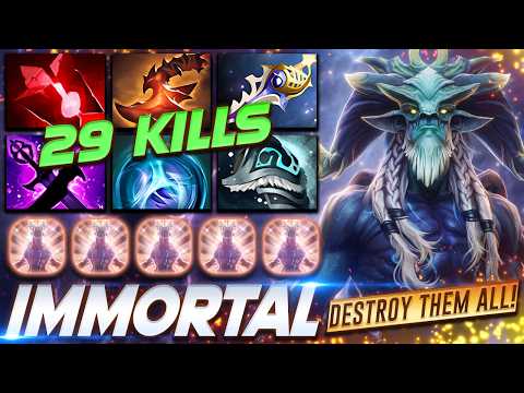 Leshrac 29 KILLS Destroyer - Dota 2 Pro Gameplay [Watch & Learn]