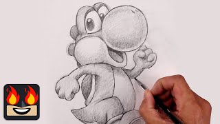 How To Draw Yoshi | Sketch Tutorial