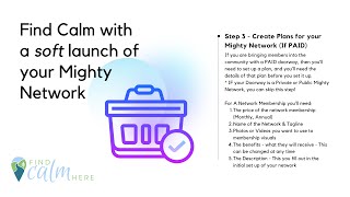 Mighty Network Host setting up a soft launch tutorial screenshot 3