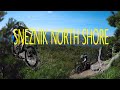 Riding an awesome downhill trail  sneznik northshore trail