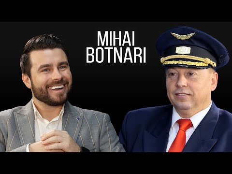 Mihai Botnari - viața de pilot, turbulențe, riscuri, venituri din aviație și aplauzele pasagerilor