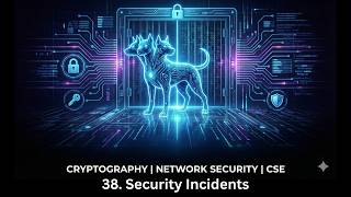 38. Security Incidents | Cryptography | Computer Science Engineering