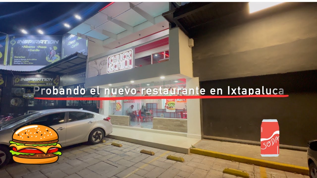 Las hamburguesas Chuck and Chill en Ixtapaluca