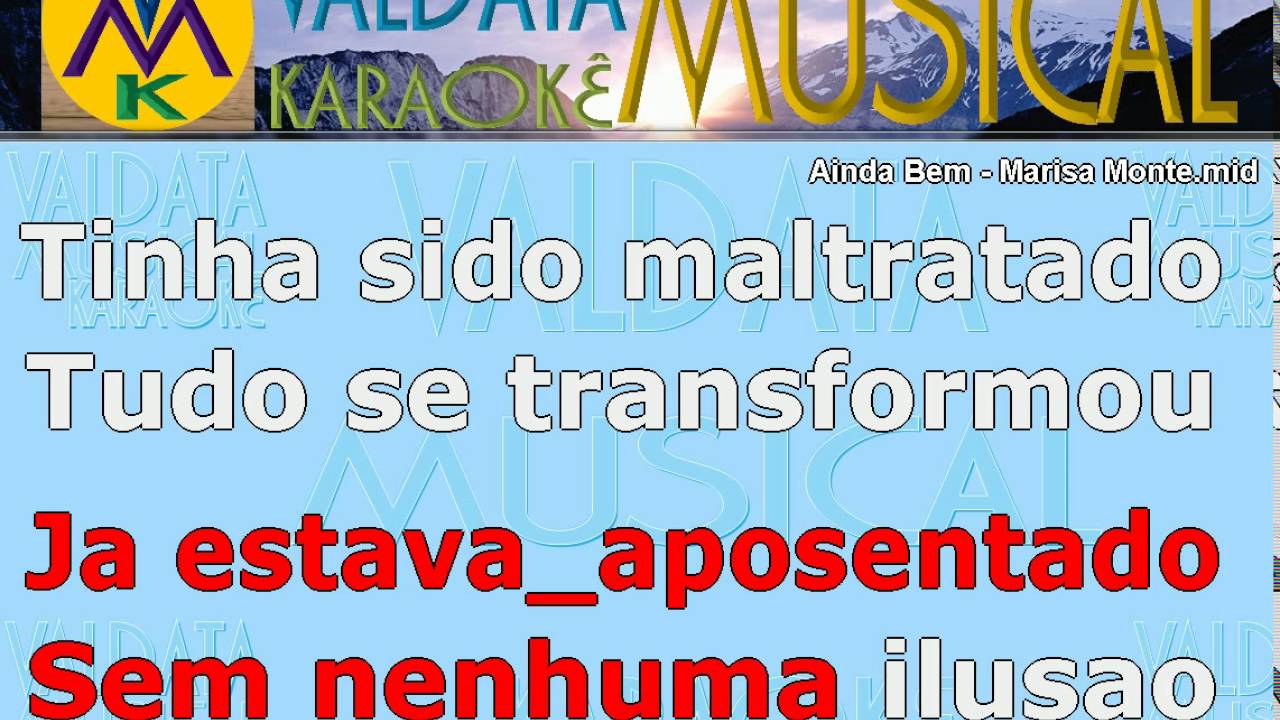 Letra Da Musica Ainda Bem Marisa Monte