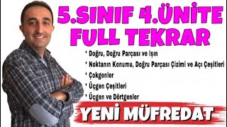 5.Sınıf Matematik 4.Ünite Full Tekrar Temel Geometrik Kavramlar, Üçgen Ve Dörtgenler Konu Anlatımı