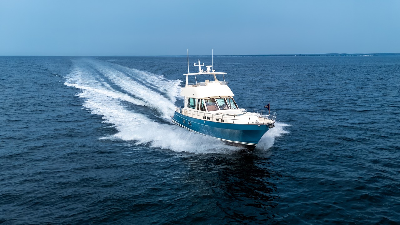 Introducing The All-New 2027 Hunt 56 Flybridge.