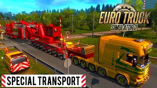 MEGA Transports | 260Ton | Euro truck simulator 2 | Scania truck with Heavy cargo screenshot 5