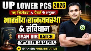UPSSSC LOWER PCS 2026 Daily Live Classes FREE🔥 New Syllabus ki taiyari GYAN SIR BATCH #12