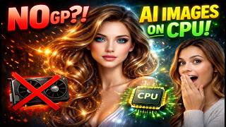 No GPU Generate Realistic AI Images on CPU 🚀 OpenVINO + DreamShaper