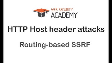 Portswigger Web Academy HTTP Host header attacks: Routing-based SSRF #101