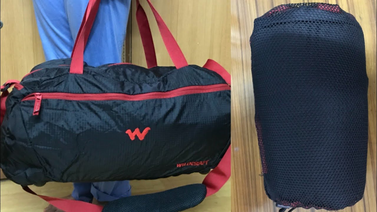 Wildcraft duffle bag Unboxing and review - YouTube