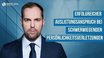 Suchergebnisse löschen lassen: Ihr Recht auf Vergessenwerden einfach erklärt l Geßner Legal