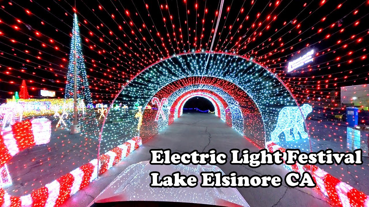 World1Alex | Drive Through Festival of Lights at Lake Elsinore Ca.