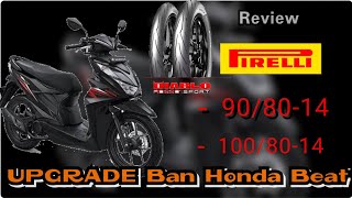 Upgrade Ban Honda Beat Pakai 9080-14 & 10080-14 Pirelli Diablo Sport Review & Pengaplikasian
