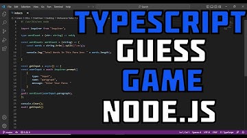 Develop a Number Guessing Game using TypeScript and Node.js