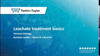 WasteMINZ Webinar: Leachate Treatment Basics