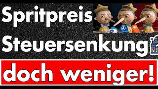 Lüge bei der Energiesteuer aufgeflogen! Senkung 14,04 Cent nicht 17 Cent! Merz unbeliebt wie nie!