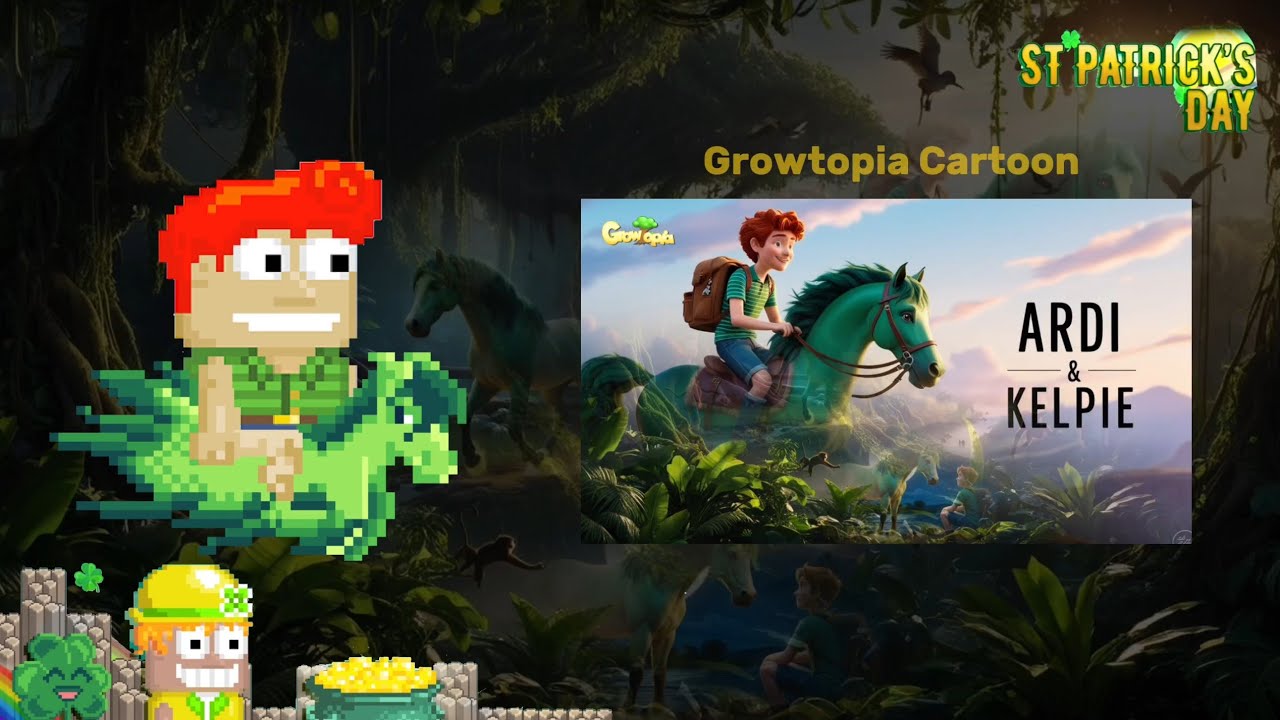 Ardi & Kelpie | Growtopia Cartoon
