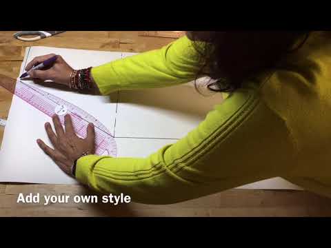 Video: How To Build A Drawing Of An Apron Pattern With A Bib