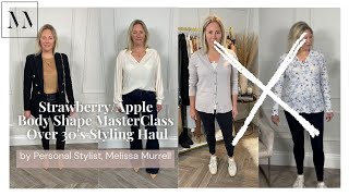 Body Shape Master Class 2: Strawberry/Apple woman styled by Personal Stylist, Melissa Murrell. Zara