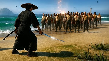 Ronin vs 100+ Enemies – Brutal Ghost of Tsushima Combat on Lethal (No Parry, 4K 60FPS)