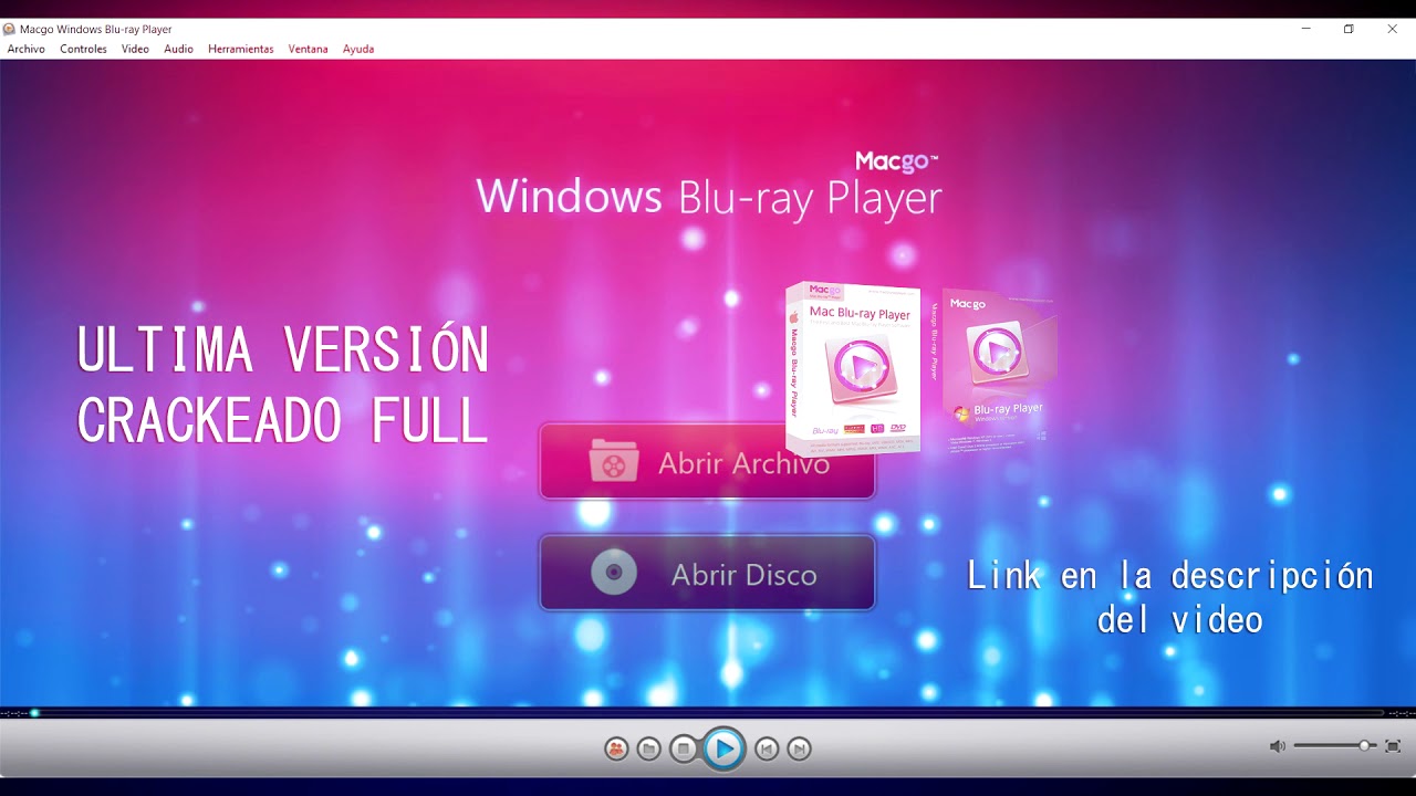 Macgo Windows Blu Ray Player Multilenguaje Crack Octubre 18 Youtube