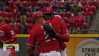 SD@CIN: Cueto gets Cabrera for complete-game shutout