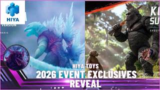 HIYA TOYS EVENT EXCLUSIVES WF 2026! Infrared Godzilla and Kong & Suko Set