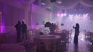 Purple LED uplighting By SWAYE PRODUCTIONS AND ENTERTAINMENT