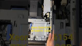 Dell Precision T7820: Single Xeon Gold 6154 3.0GHz 18core, RAM 128GB/2666, RTX4070 12GB