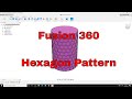 Fusion 360 - Hexagon Pattern on a Cylinder using Emboss