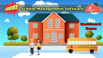Gegok12 | School ERP |Training video |  Free Open Source School Management Software | Dashboard Demo