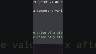 GE3151  UNIT 2  Swap two numbers using python program
