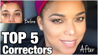 TOP 5 Correcting Concealers + How to Cover DARK CIRCLES || MelissaQ